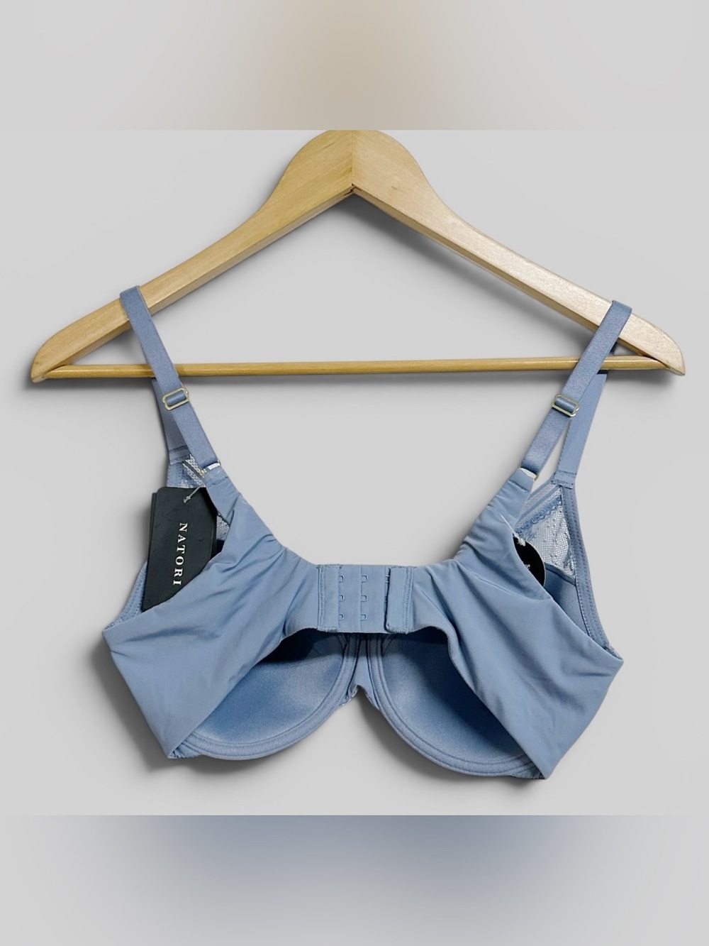 Natori Love Lace Underwire Bra 34DD Light Blue Floral Lace Lingerie - Picture 3 of 4